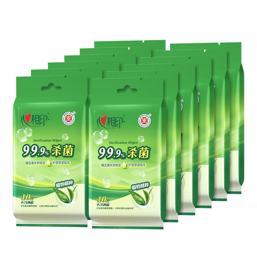 12XCA001（包装）心相印卫生系列单片装湿巾12包 商品图0