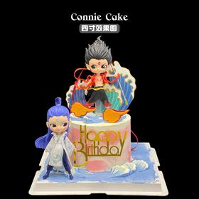 哪吒敖丙蛋糕 小朋友最爱