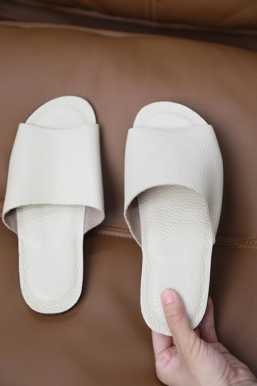 LPIUTY品牌直发！手工超软牛皮拖鞋 B032506 商品图11