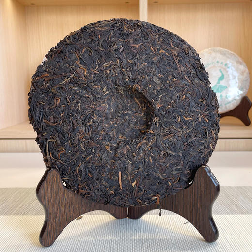 2004年双狮号原野香南峤茶厂经典普洱老生茶  干仓真品烟香入水   单片标价 商品图6