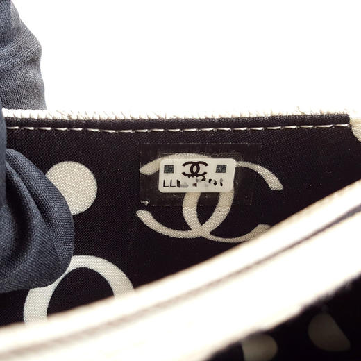 【95新】CHANEL香奈儿24P白色荔枝镂空双C长款woc链条包单肩包女士现售价：19000！270425AI12 商品图9