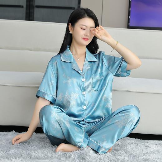 【冰丝触感☁️ 夏日必备】高级感轻奢家居服✨清凉又显瘦外穿都超有范儿！冰丝睡衣  高级感轻奢薄款家居服 商品图6