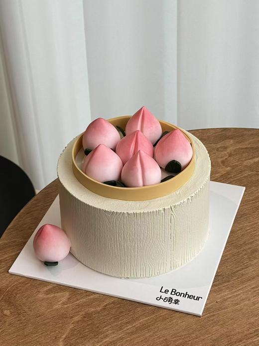 一笼寿桃·奶油蛋糕 商品图1