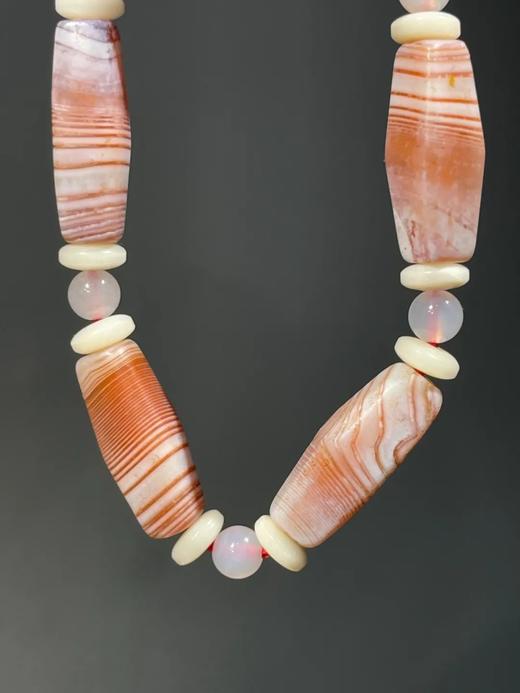 缠丝红白玛瑙四方橄榄珠手链，顺丰包邮 商品图13