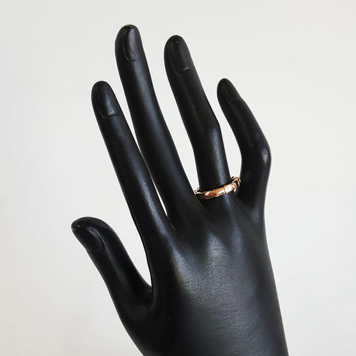 【95新】BVLGARI宝格丽Serpenti Viper系列18K玫瑰金蛇骨戒指53号中性款现售价：6000！230425TB02 商品图7