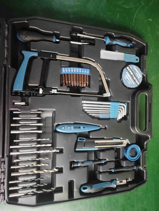 【货号04394A】包邮卡玛顿带电钻包邮电钻套盒卡玛顿13毫米电钻套装工具箱子全套手动工具 商品图3