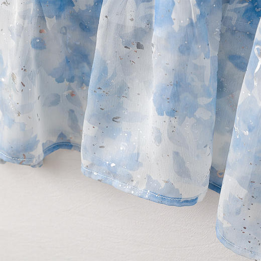 奢姿大码女装2025夏季时尚蝴蝶结印花吊带裙减龄针织开衫两件套装9852990561AB 商品图4