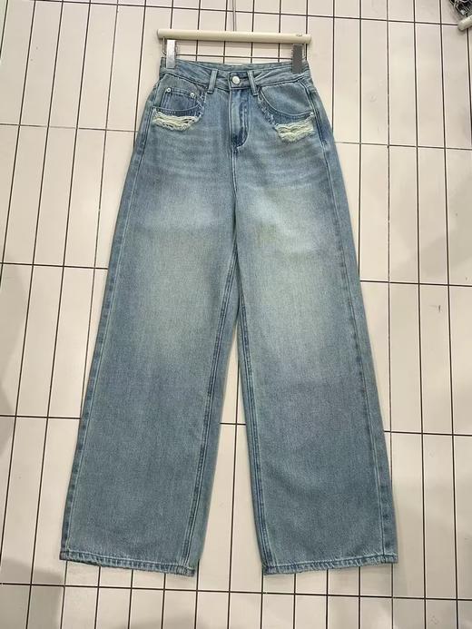 【门店同款】ENJOY夏季口袋做旧薄款阔腿裤 162399691 商品图0