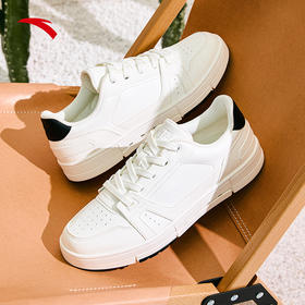 安踏呼吸丨经典低帮板鞋男新款小白鞋运动鞋112528018
