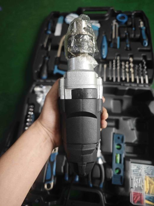 【货号04394A】包邮卡玛顿带电钻包邮电钻套盒卡玛顿13毫米电钻套装工具箱子全套手动工具 商品图9