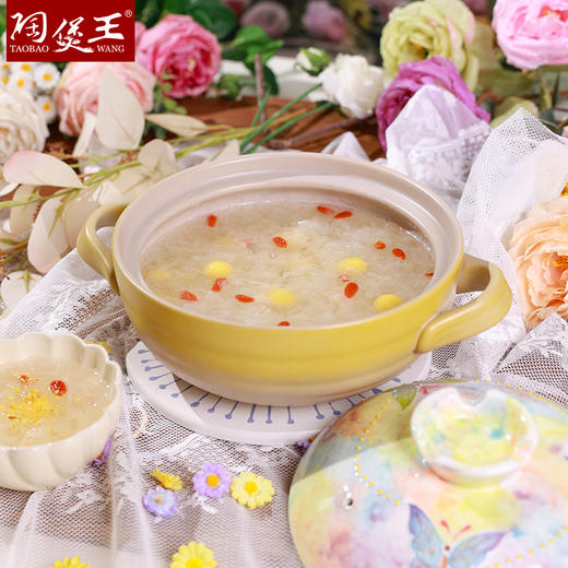 【唐味煲-紫韵蓝蝶】陶煲王新款手绘堆彩砂锅耐高温陶瓷煲汤锅家用炖汤陶瓷煲釉下彩浮雕蝴蝶锅 商品图5