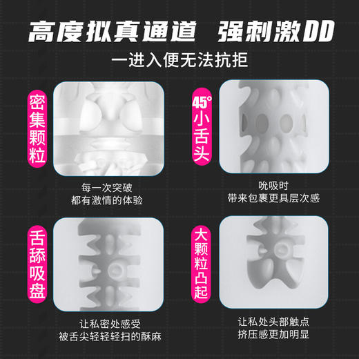 杰士邦暴风擎电动飞机杯蓝紫色（JSQFJBL) 商品图7