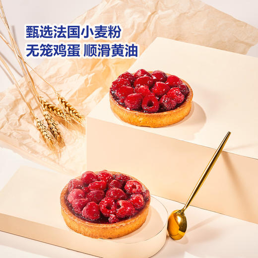 MM 山姆 BRIOCHE PASQUIRT法国进口 覆盆子挞 550g（5个） 商品图3