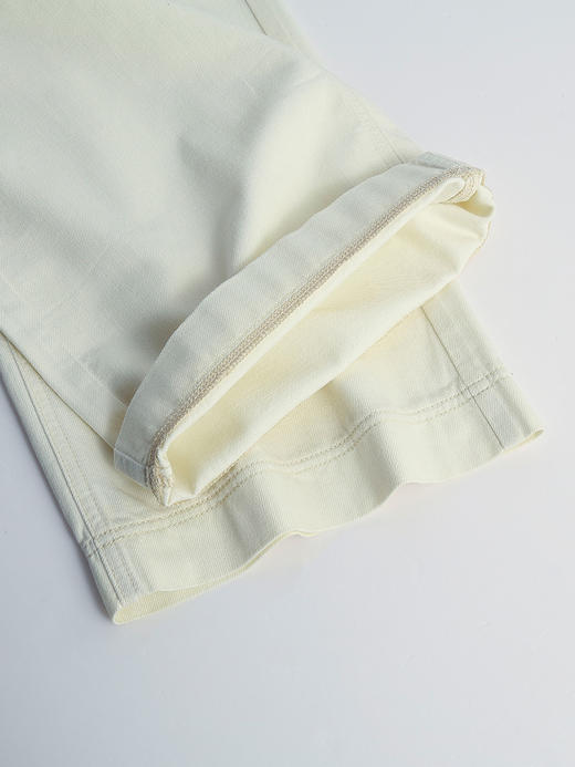 两粒扣纯色阔腿休闲裤女2025年夏季新款高腰百搭显瘦九分裤 商品图4