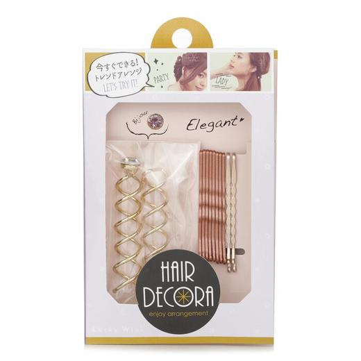 LUCKY TRENDY - 可爱发夹套装（粉金色组合） 商品图2