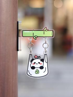 enter丨秋千熊猫-侧吸冰箱贴