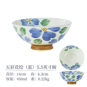 日本进口大平深口 黒撥水碗(绿)