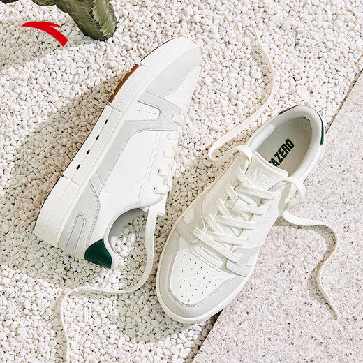 安踏呼吸丨经典低帮板鞋男新款小白鞋运动鞋112528018 商品图2