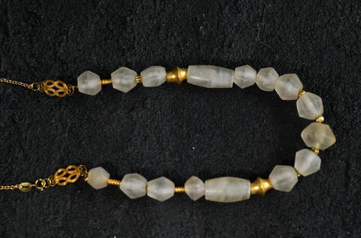 春秋老水晶18k金铜钱项链 商品图7