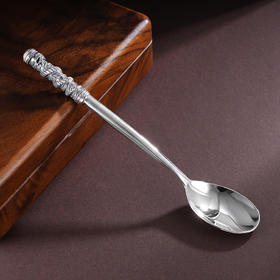 子佩集S999银【龙福安康】勺子摆件【SZ000405-3】纯银龙2504