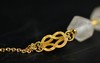 春秋老水晶18k金铜钱项链 商品缩略图3