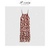 03-4潘依绣丁丁宠粉【巴黎香颂】重工植绒烧花度假风吊带连衣裙W-63017 商品缩略图2