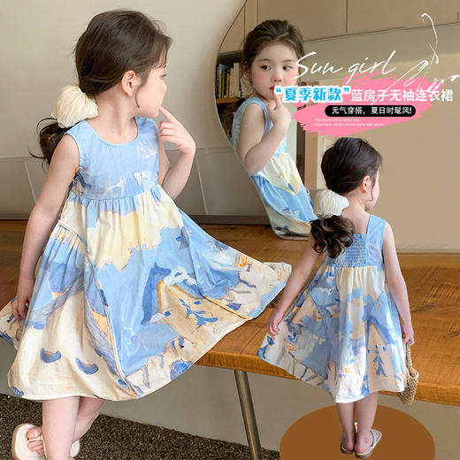 2025年夏款新款多巴胺花朵裙 韩版网红潮流连衣裙 商品图11