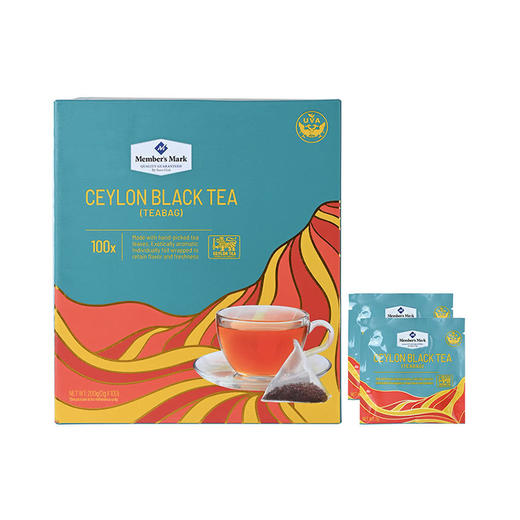 MM 山姆 Member's Mark 斯里兰卡进口 锡兰红茶 （袋泡茶）2g*100 商品图0