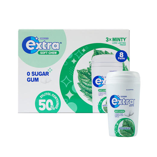 MM 山姆 Extra脆皮软心口香糖 500g 商品图0