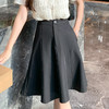 奢姿大码女装2025夏季减龄时尚裙子胖妹妹通勤A字百搭简约半身裙9952493963B 商品缩略图2