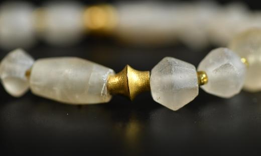 春秋老水晶18k金铜钱项链 商品图4