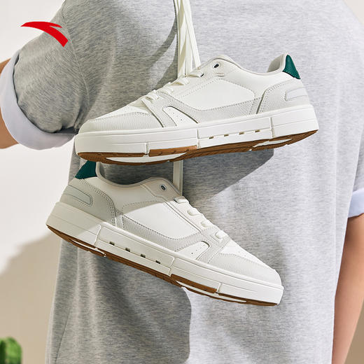 安踏呼吸丨经典低帮板鞋男新款小白鞋运动鞋112528018 商品图3