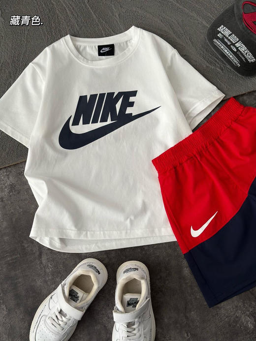 耐克儿童纯精梳棉速干短裤套装 商品图4