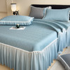 夏季设计师款A类凉感床裙款凉席三件套 商品缩略图4