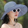 【爆款!夏日出街必备🔥】日系可折叠渔夫帽🌞防晒又时髦，条纹设计显脸小，大头围也能戴！快来Pick你的夏日焦点🎀超百搭出街海滩渔夫帽 商品缩略图6