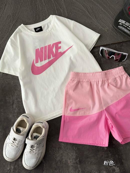 耐克儿童纯精梳棉速干短裤套装 商品图3
