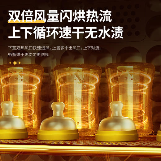 Mamahome婴儿奶瓶消毒柜紫外线烘干宝宝专用一体机小型S22L 商品图5