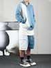 Rick Owens Drkshdw | HOLLYWOOD渐变蓝连帽衫 商品缩略图4