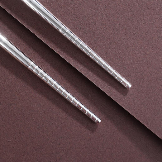 子佩集S999银【福寿无疆】筷子摆件【KZ000125-1】纯银百福2504 商品图4