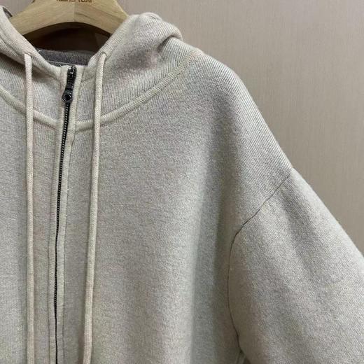 【线上专属】空气层短款帽衫(YM876S-杏色) 商品图2