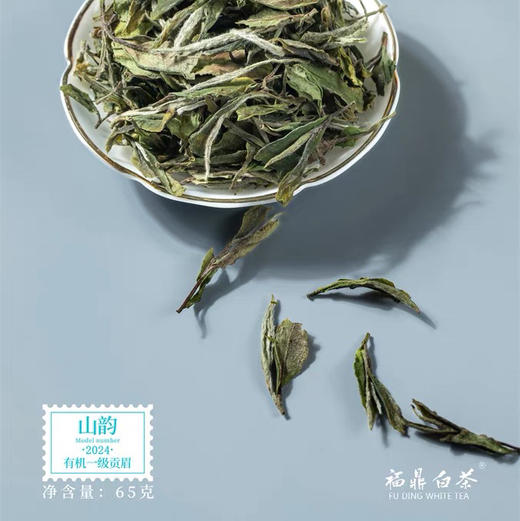 福鼎白茶｜恒春源有机白茶【山韵】2024年有机一级贡眉，净含量：65g，拍10盒送1盒 商品图1