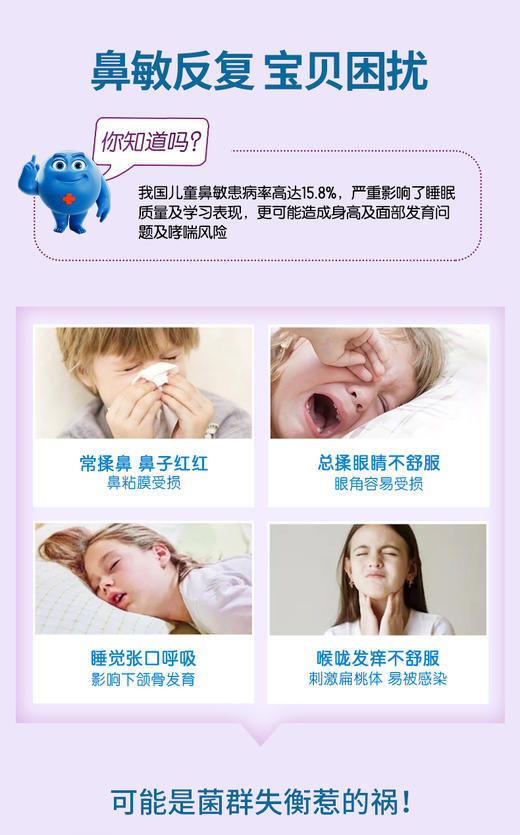 Inner Health鼻yan炎敏感缓解花粉症益生菌40粒 商品图1