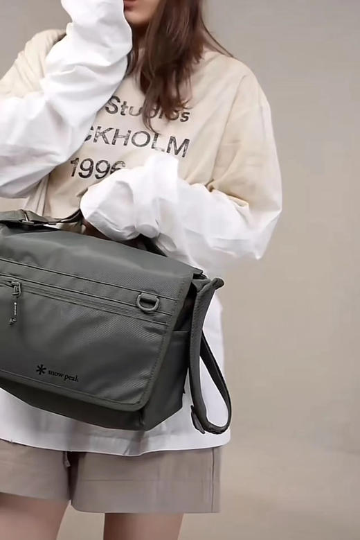 SnowPeak单肩斜挎邮差包 商品图11