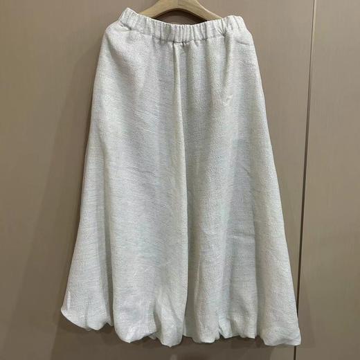 【线上专属】半裙（24806125-羊毛白-设计师） 商品图0