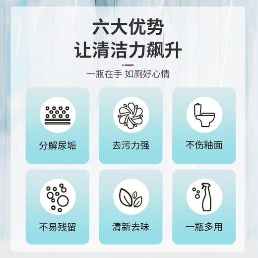 大公鸡管家 马桶洁厕液（漂白款）粉625ml 商品图3
