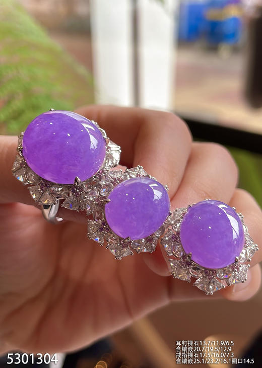 冰粉紫罗兰蛋面套装【5301304】具体价格微信咨询 商品图3