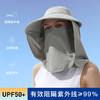 夏季遮阳帽男女士户外钓鱼透气渔夫帽护颈可拆卸大帽檐空顶防晒帽 商品缩略图0