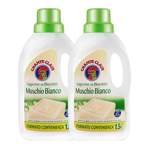 大公鸡管家 液态洗衣皂（白苔香味）1500mL 商品图1