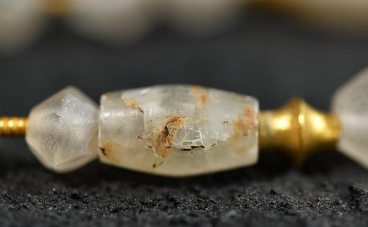 春秋老水晶18k金铜钱项链 商品图5