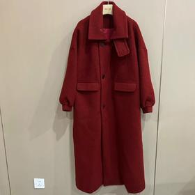【线上专属】羊毛大衣（24801179胭脂-设计师）
